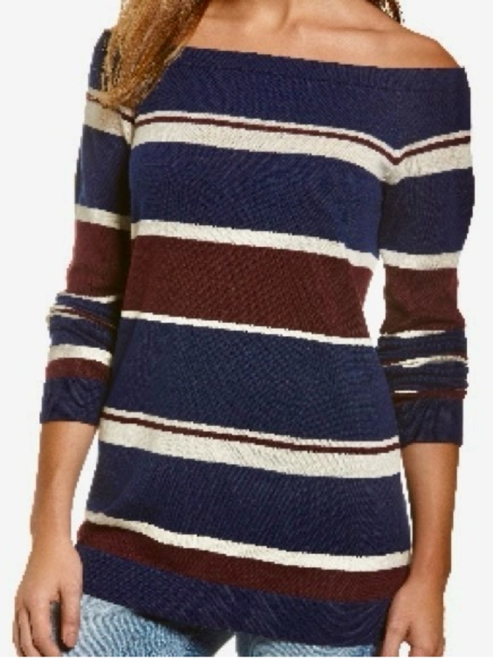 NWT Halogen Off Shoulder Sweater